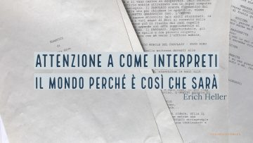 Qual è il copione che guida la tua storia? Ma soprattutto, chi è l'autore?